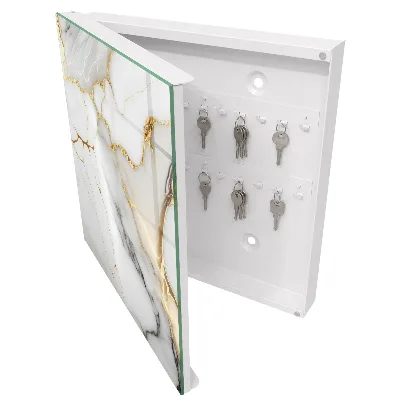 Schlüsselkasten modern Marmor-Eleganz