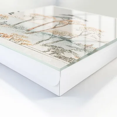 Schlüsselschrank für den Flur Japanische Landschaft