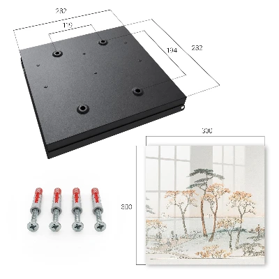 Schlüsselschrank für den Flur Japanische Landschaft