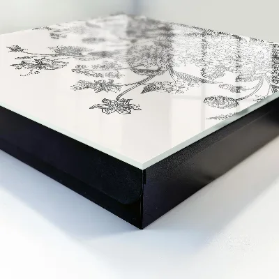 Schlüsselschrank für den Flur Florale Eleganz