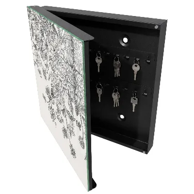 Schlüsselschrank für den Flur Florale Eleganz