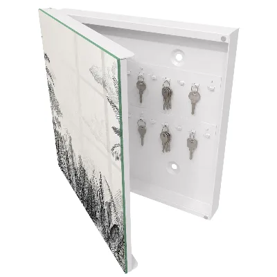 Schlüsselschrank für den Flur Tropische Landschaft