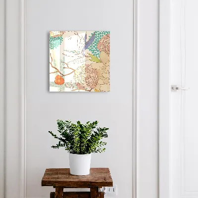 Schlüsselkasten modern Abstrakte Blumen