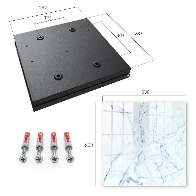 Schlüsselschrank Marmormuster