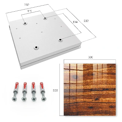 Schlüsselschrank Holzstruktur