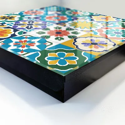 Schlüsselschrank Blumenmuster