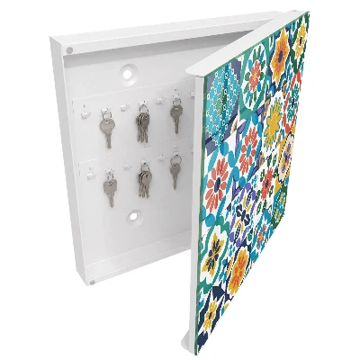 Schlüsselschrank Blumenmuster