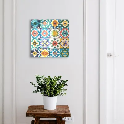 Schlüsselschrank Blumenmuster
