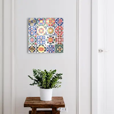 Schlüsselschrank für den Flur Blumenmosaik