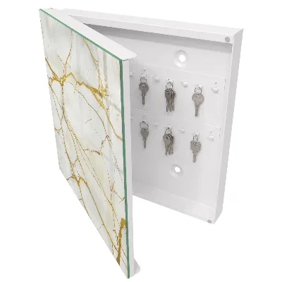 Schlüsselkasten modern Eleganter Marmor
