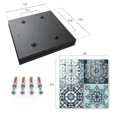 Schlüsselschrank für den Flur Geometrische Muster