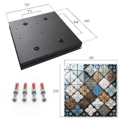 Schlüsselschrank Fliesenmuster