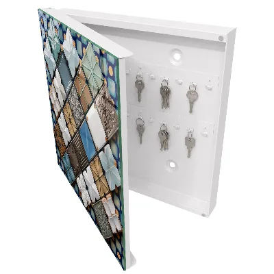 Schlüsselschrank Fliesenmuster