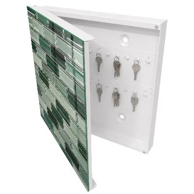 Schlüsselschrank Grüne Wand