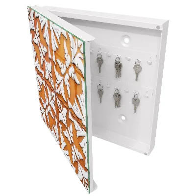 Schlüsselkasten modern Pflanzenmotiv