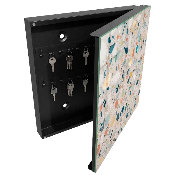 Schlüsselschrank für den Flur Farbenfrohes Mosaik