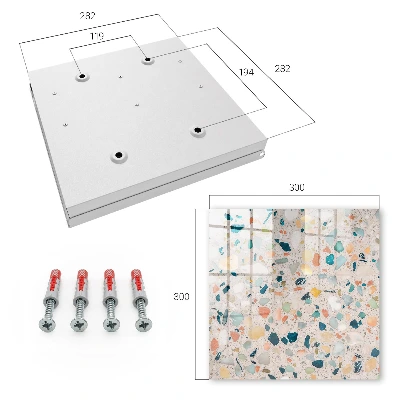 Schlüsselschrank für den Flur Farbenfrohes Mosaik