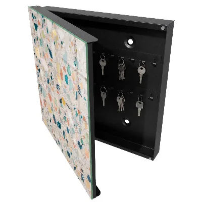 Schlüsselschrank für den Flur Farbenfrohes Mosaik