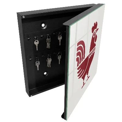 Schlüsselkasten modern Rooster Folk-Stil