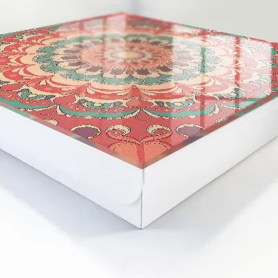 Schlüsselschrank Farbenfrohes Mandala