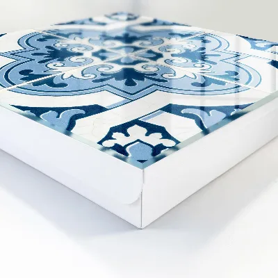 Schlüsselschrank Blaue Fliesen