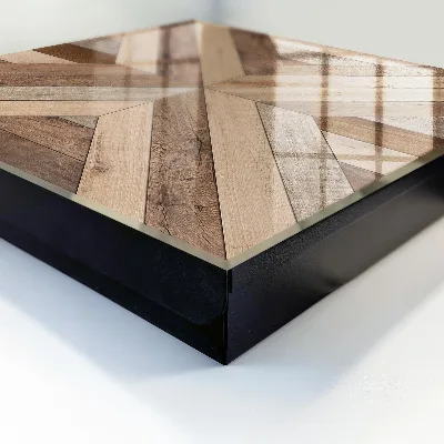 Schlüsselschrank Holzgeometrie