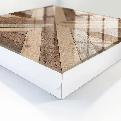 Schlüsselschrank Holzgeometrie