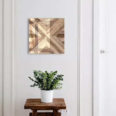 Schlüsselschrank Holzgeometrie