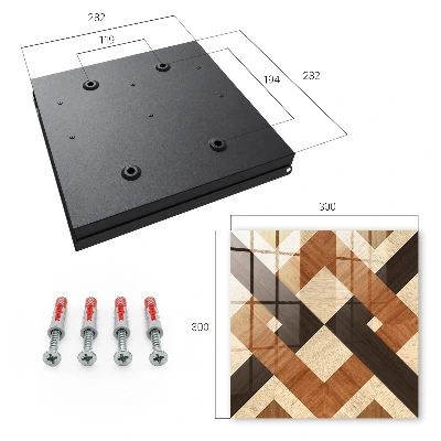 Schlüsselschrank für den Flur Moderne Geometrie