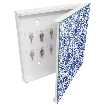 Schlüsselschrank Blaues Mosaik