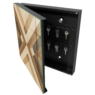 Schlüsselschrank für den Flur Eleganz aus Holz