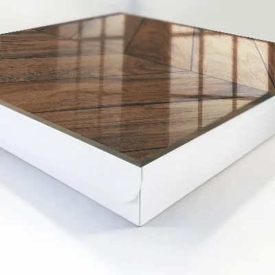 Schlüsselkasten modern Holz-Fischgrätmuster
