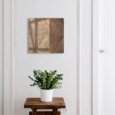 Schlüsselkasten modern Holz-Fischgrätmuster