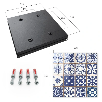 Schlüsselschrank Retro-Mosaik