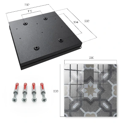 Schlüsselschrank für den Flur Geometrische Eleganz