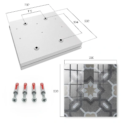Schlüsselschrank für den Flur Geometrische Eleganz