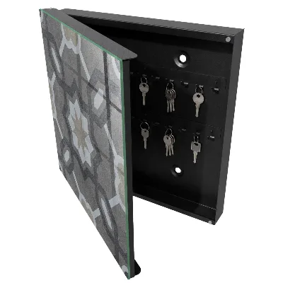 Schlüsselschrank für den Flur Geometrische Eleganz