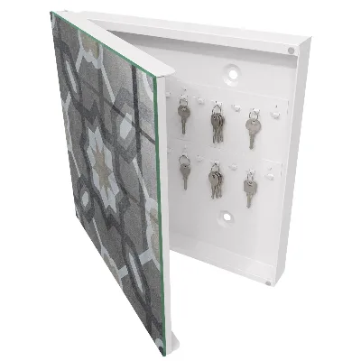 Schlüsselschrank für den Flur Geometrische Eleganz