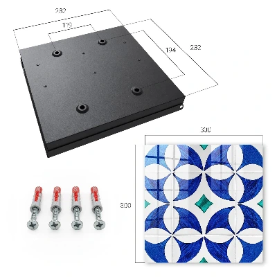 Schlüsselschrank Geometrisches Motiv