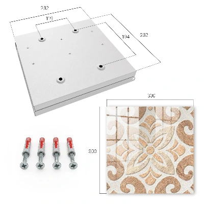 Schlüsselschrank Beige Eleganz