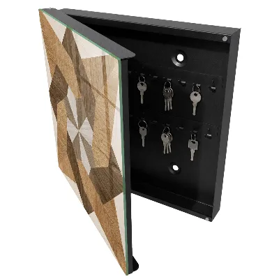 Schlüsselschrank für den Flur Holzstern