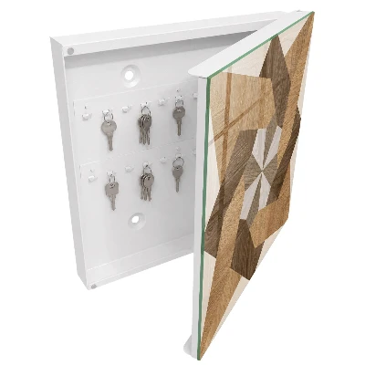 Schlüsselschrank für den Flur Holzstern