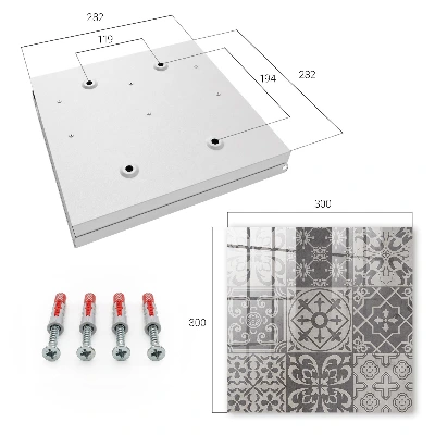 Schlüsselschrank für den Flur Mosaik aus Mustern