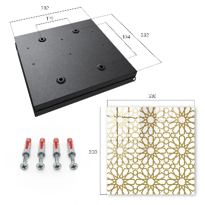 Schlüsselschrank Geometrisches Muster
