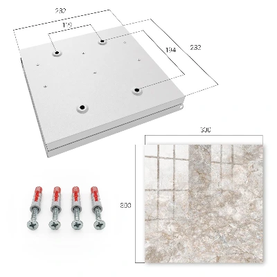 Schlüsselschrank für den Flur Marmorstruktur