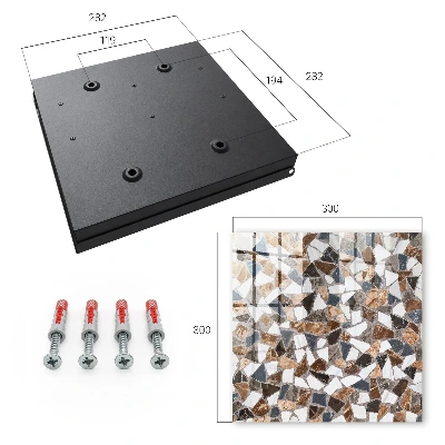 Schlüsselschrank Geometrisches Mosaik