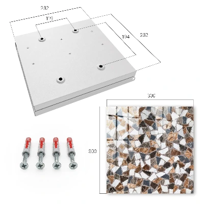 Schlüsselschrank Geometrisches Mosaik