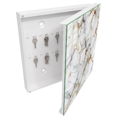 Schlüsselkasten modern Marmor-Eleganz