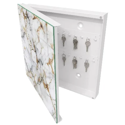 Schlüsselkasten modern Marmor-Eleganz