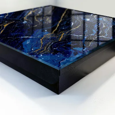 Schlüsselschrank Marineblaues Muster